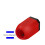 (Red) Upgrade ABS Plastic Screwdriver Magnetic Ring For Screwdriver Bit 5