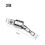 (1/4 Inch) 360 Rotary Screwdriver Extension Bar Hex Shank To Square Socket Drill Bits Bar Drill Socket Adapter 15