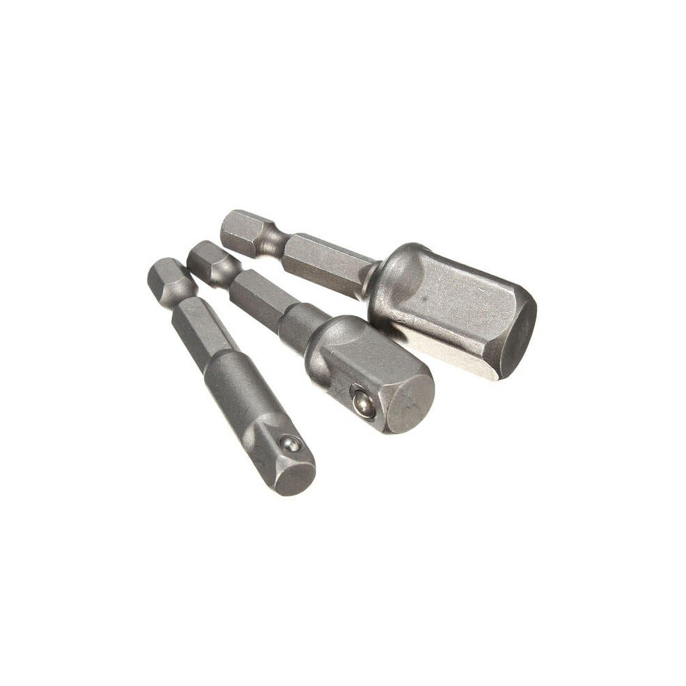 3pc 1/4 Inch Hex Socket Driver Set Wrench Adapter Extension Bar Bit-image-OPC-P987C7K-NEW