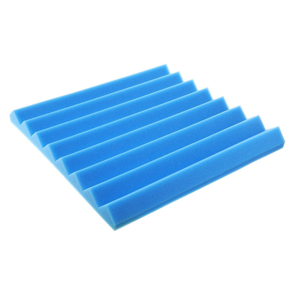 (Blue) 4Pcs/Set 50X50x5cm Acoustic Foam Panel Home Treatment Sound Absorption Tiles 3654659120120