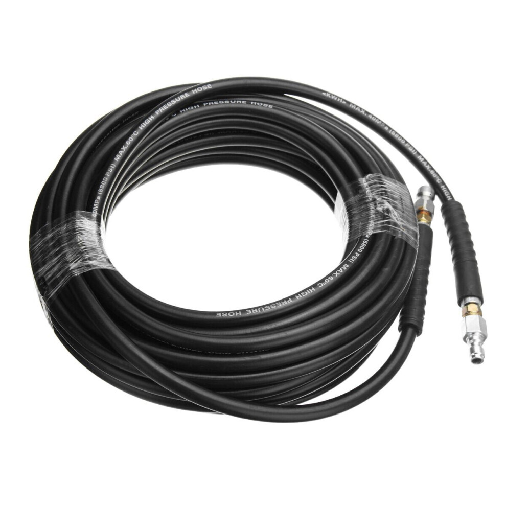 (6M) 6/10/15M 1/4 Inch Quick Release Drain Sewer Cleaning Hose 5800PSI Pressure Washer Hose