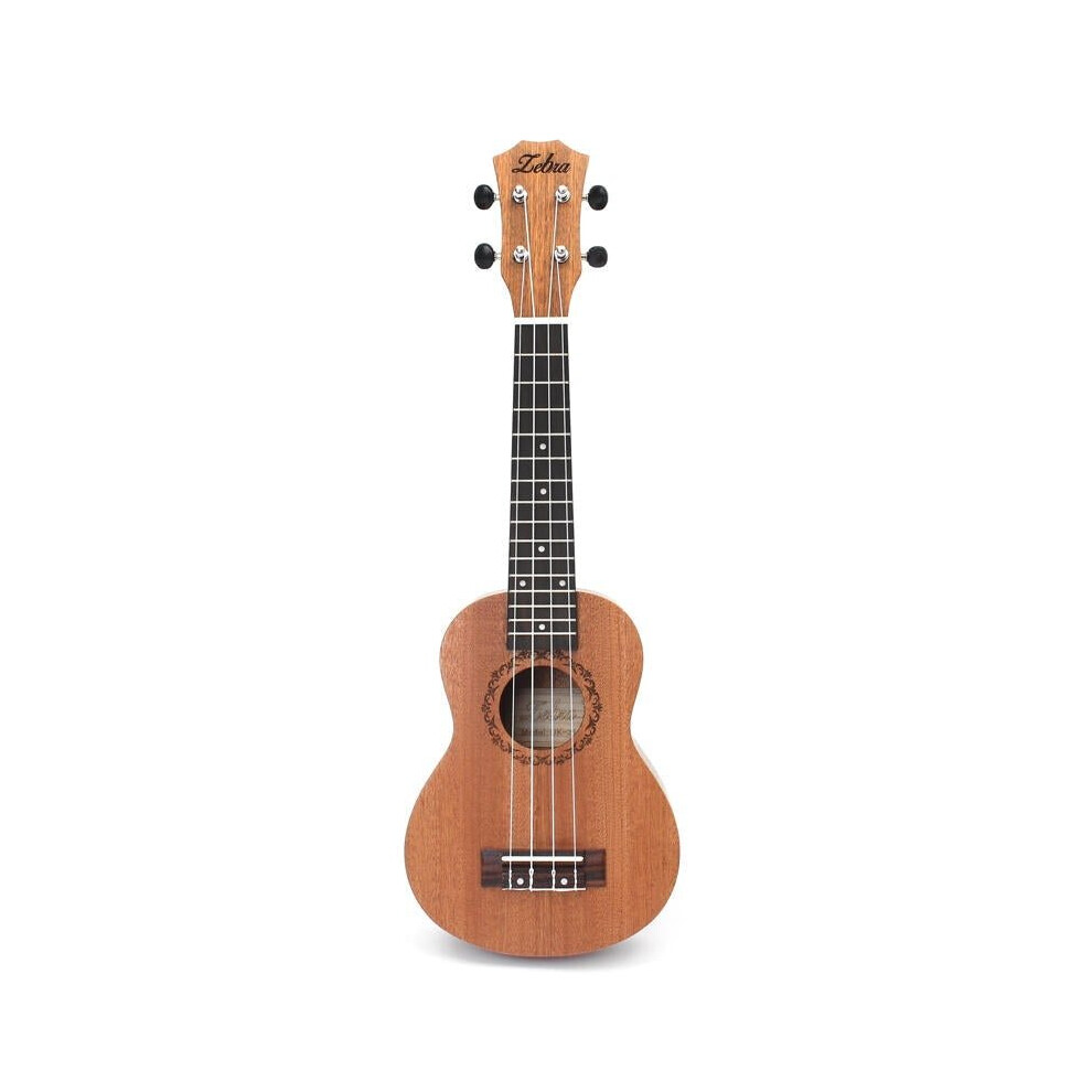 21 Inch Mahogany Ukulele Uke 15 Frets Soprano Hawaiian Guitar Musical Instrument