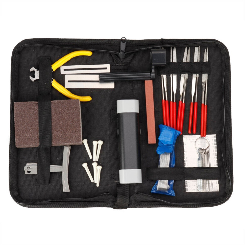 Guitar Maintenance Repair Tools Full Set Tool Kit Pliers Care Kit with Bag