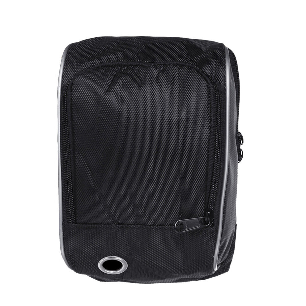 (M, Vertical) Bike Storage Basket Waterproof Bicycle Carrier Holder Bag Outdoor Cycling