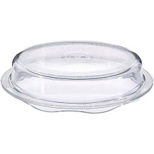 Cuchina Safe 2-i-1 l?g n Cook ventileret glas mikrob?lgeplade l?g og brade fad; Nem at gribe til bagning og servering