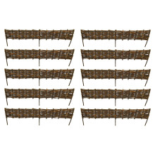 Willow Hurdles Lawn Edging (120cm x 20cm) - 10 Panels