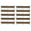 Selections Willow Hurdles Lawn Edging (120cm x 20cm) - 10 Panels 1