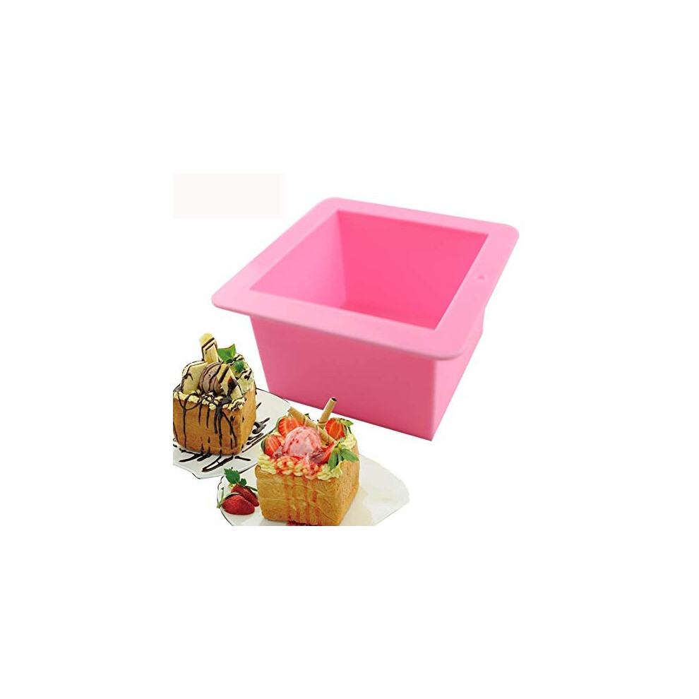 Baker Depot 500Ml Silikonov Forma Na Rucne Vyrbenou Formu Na Mdlo Forma Na Toasty Sada 2 Ks-image