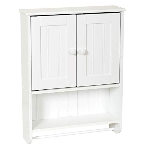 Zenna Home Wandkast, Hout, Wit