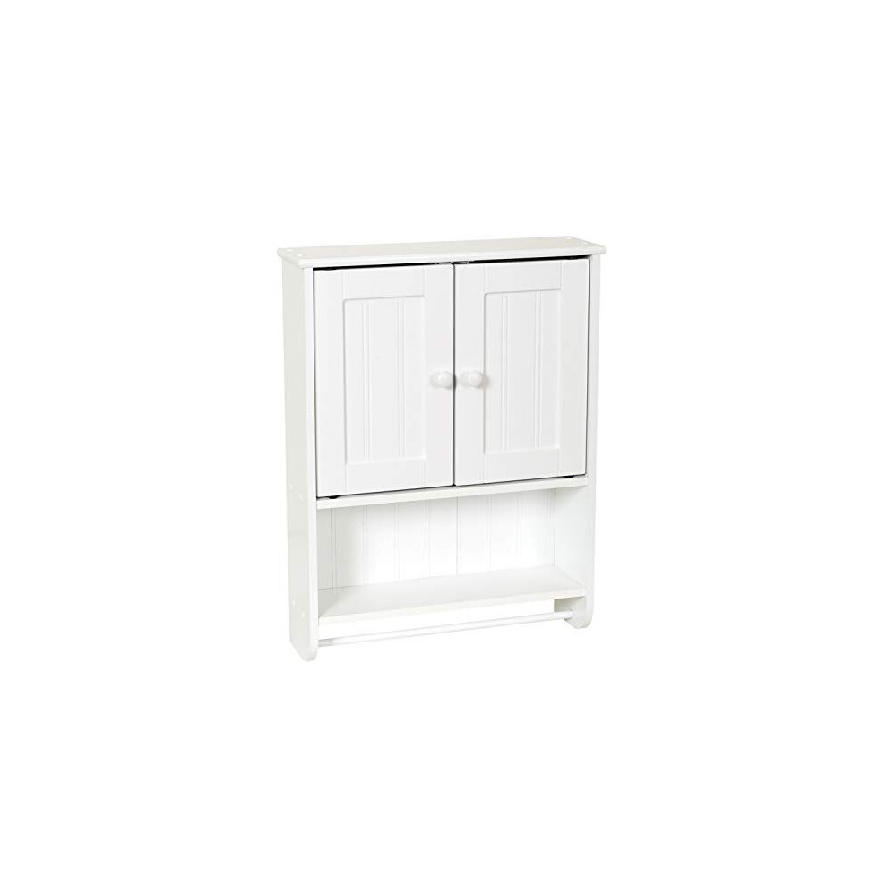 Armoire murale Zenna Home, bois, blanc