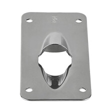 Stainless Steel Flat Exit Plate for 3/4-Inch (19mm) Halyard
