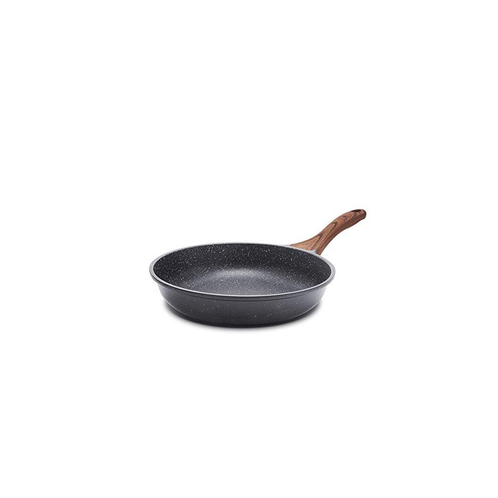 Sensarte Nonstick Frying Pan Skillet, Swiss Granite Coating Omelette Pan, Healthy Stone Cookware Nonstick Pan, PFOA Free (9.5 Inch )