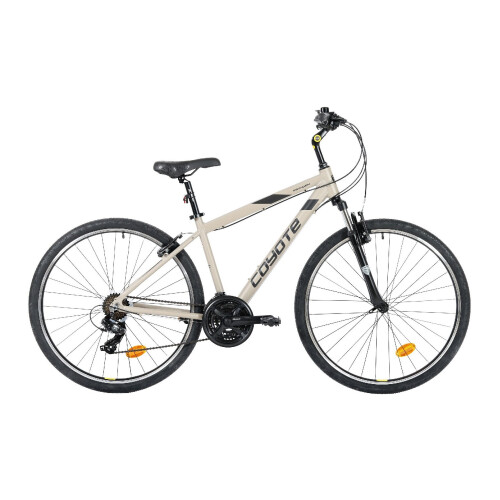 (20") Coyote Pathway Gents Hybrid Bicycle, 700c - Sand