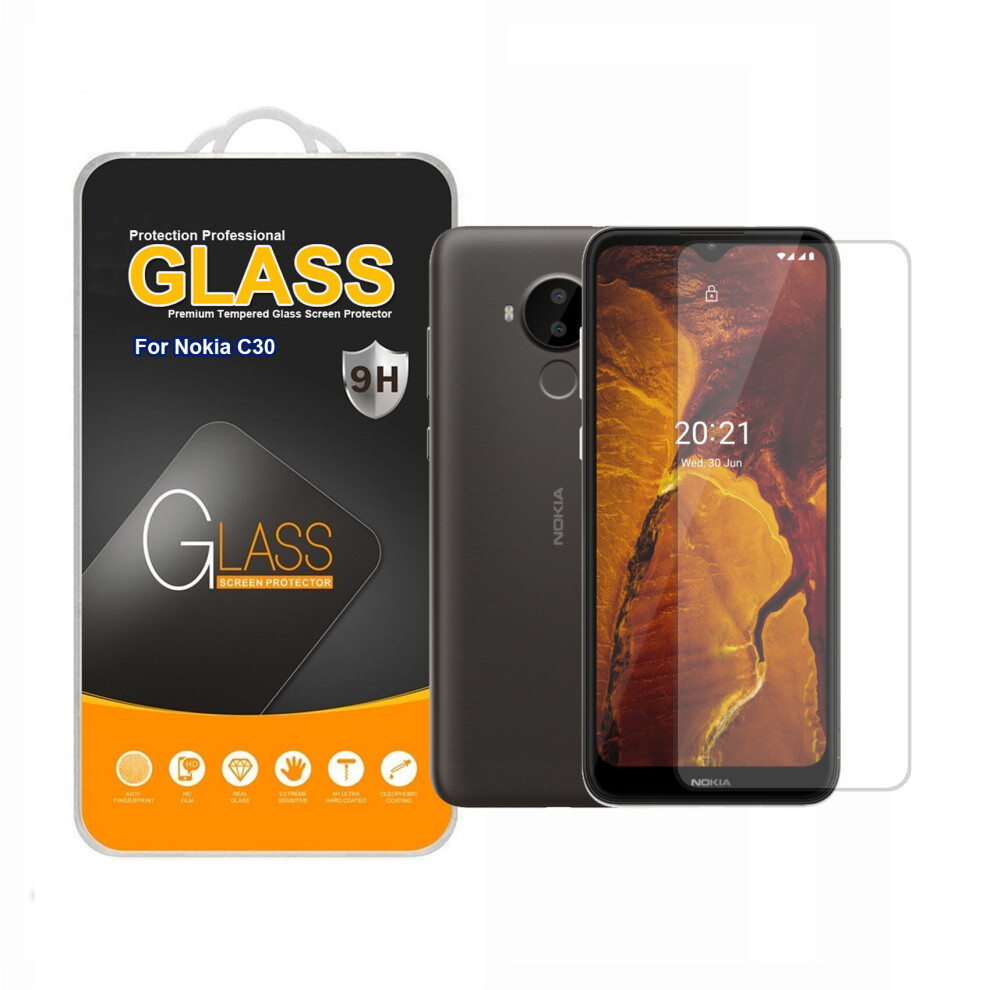 For Nokia C30 Tempered Glass Screen Protector 304063173344