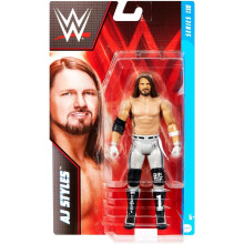 Figura de acción WWE Basic Aj Styles, coleccionable posable de 6 pulgadas para mayores de 6 años
