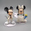 2pcs Disney Mickey Minnie Λευκό νυφικό γάμου φιγούρα κούκλα κέικ Topper ανεμιστήρα δώρο 7