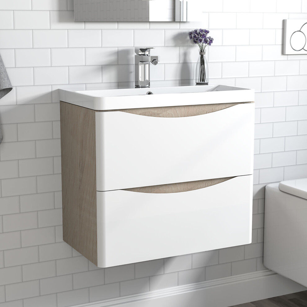 (500mm) Bathroom Vanity Units with Basin Sink Cabinet Wall