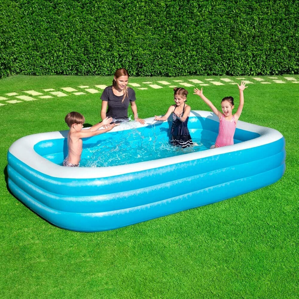 Bestway Deluxe Family Pool Rectangular Pool for Children