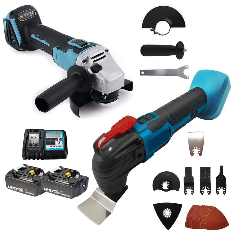 Cordless Angle Grinder&Oscillating Multi Tool-Makita BatteryCompatible