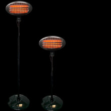 2kW Freestanding Electric Quartz Bulb Patio Heater