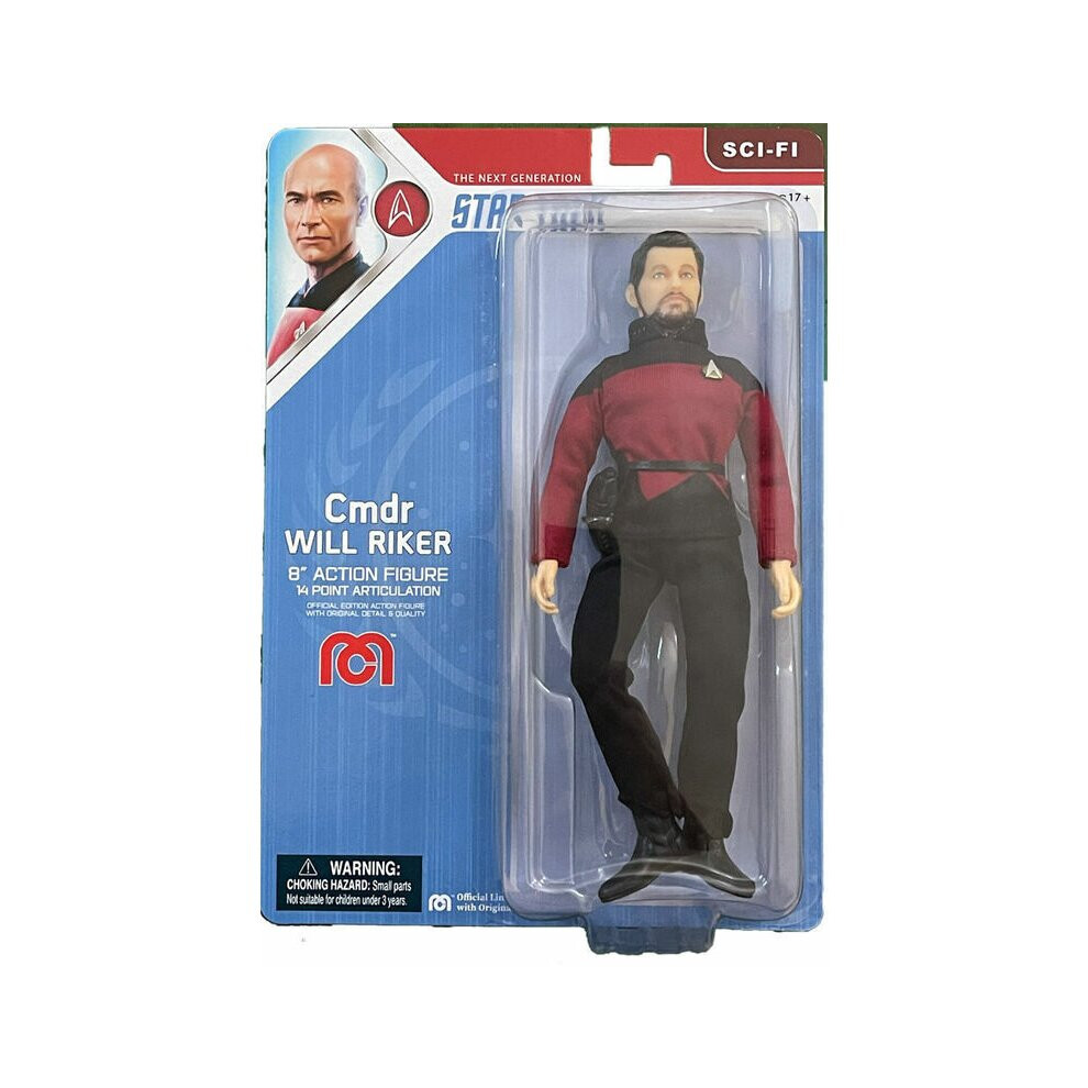 Star Trek Commander William T. Riker Action Figure 8"