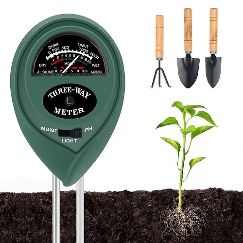 3 In 1 Soil Moisture Meter Ph Moisture Light Tester