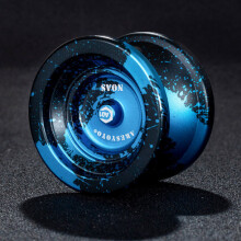 (Black Blue) Super X6W3 Yo-Yo Aresyoyo NOAS Professional 1A3A5A Anti-Fall and Wear-Resistant Fun toys
