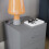 Home Discount (Grey) Riano 2 Drawer Bedside Chest Bedside Table Storage 4