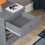 Home Discount (Grey) Riano 1 Drawer 1 Shelf Bedside Chest Nightstand 4