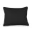 (Black, 14x18 inch) Rectangular Oblong Cushion Covers Soft Cotton Zippy Piped Edge Cushion Pillowcases 1