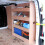 T-Mech 11m2 Black Van Lining Carpet Super Stretch with Glue &amp; Ford Transit Racking 10