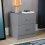 Home Discount (Grey) Riano 2 Drawer Bedside Chest Bedside Table Storage 1