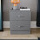 Home Discount (Grey) Riano 2 Drawer Bedside Chest Bedside Table Storage 3