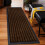 Milano (Brown , 80 x 150 cm ) Heavy Duty Rubber Mat  Hall Hallway Kitchen Runner 1