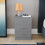 Home Discount (Grey) Riano 3 Drawer Bedside Chest Bedside Table Storage 6