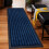 Milano (Blue , 45 x 75 cm) Heavy Duty Rubber Mat  Hall Hallway Kitchen Runner 1