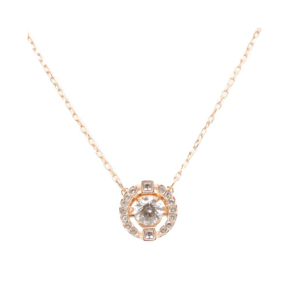 Swarovski Sparkling Dance Collection Rose Gold Necklace