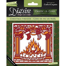 Christmas Fireside Diesire Christmas 'Create-a-Card' Metal Die