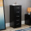 Vida Designs (Black) Riano 5 Drawer Narrow Chest Bedroom Storage Unit 1