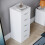 Vida Designs (White) Riano 5 Drawer Narrow Chest Bedroom Storage Unit 4