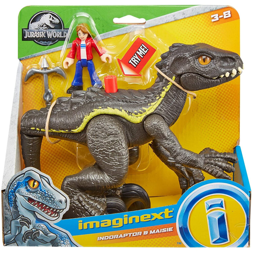 Imaginext Indoraptor and Maisie