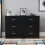 Vida Designs (Black) Riano 6 Drawer Chest Modern Bedroom Storage 3