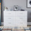 Vida Designs (White) Riano 6 Drawer Chest Modern Bedroom Storage 3
