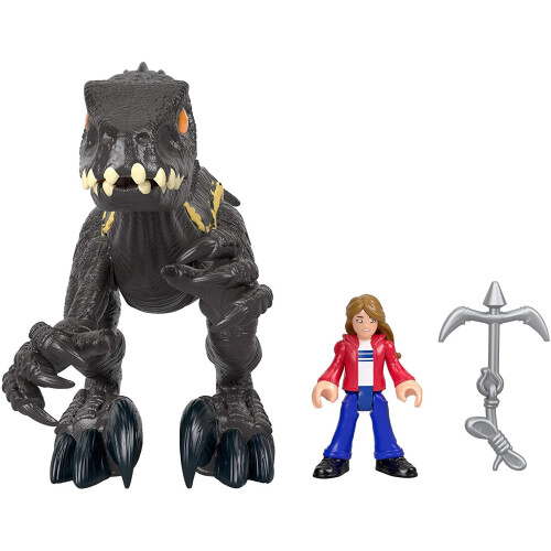 Jurassic World Imaginext Indoraptor and Maisie 1