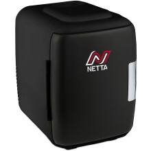 NETTA 5L Mini Fridge - For Bedroom, Skincare, Office - AC/DC - Black
