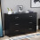 Vida Designs (Black) Riano 6 Drawer Chest Modern Bedroom Storage 1