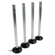(4x Legs) Match Station 20mm Square Seat Box, Footplate, Platform Leg