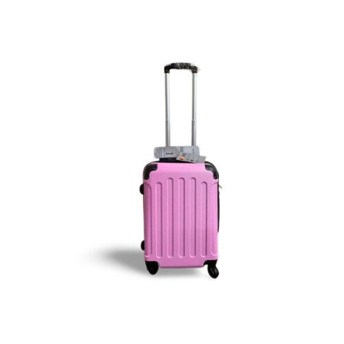 (Pink, Small) Hampton & Stewart Spinner wheel HardShell Suitcase
