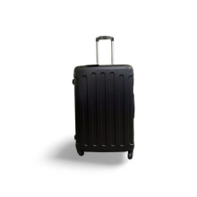 (Black, Large) Hampton & Stewart Spinner wheel HardShell Suitcase