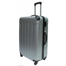 (Silver, Large) Hampton & Stewart Spinner wheel HardShell Suitcase